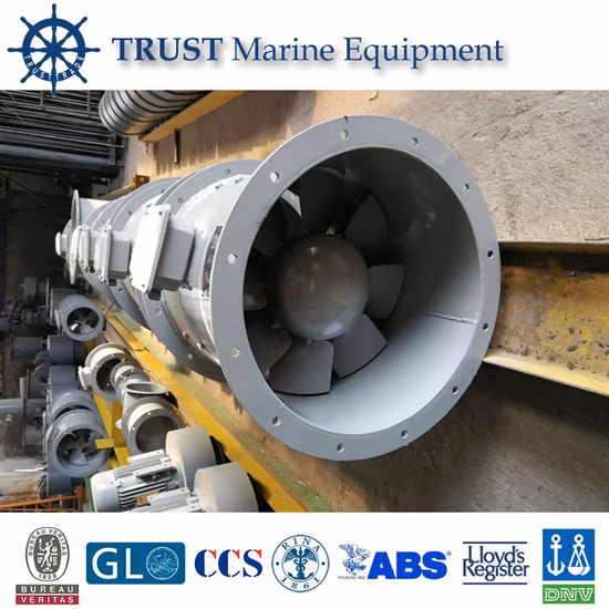 Ventilador de flujo axial marino serie Jcz para buques de la Armada